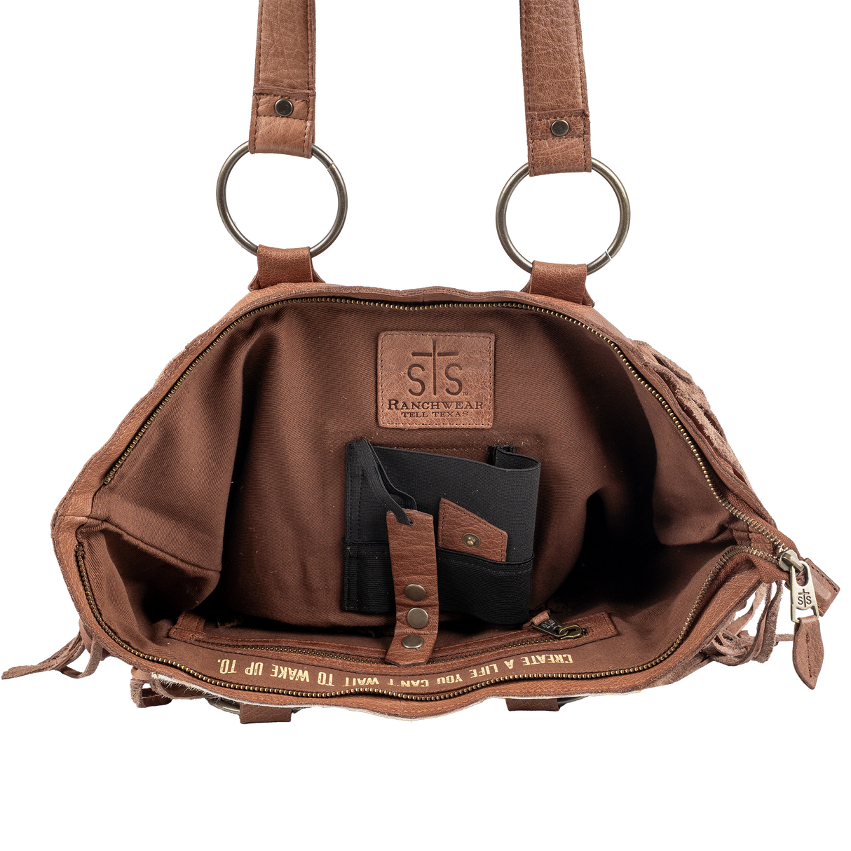 STS Ranchwear Indie Cowhide Tote