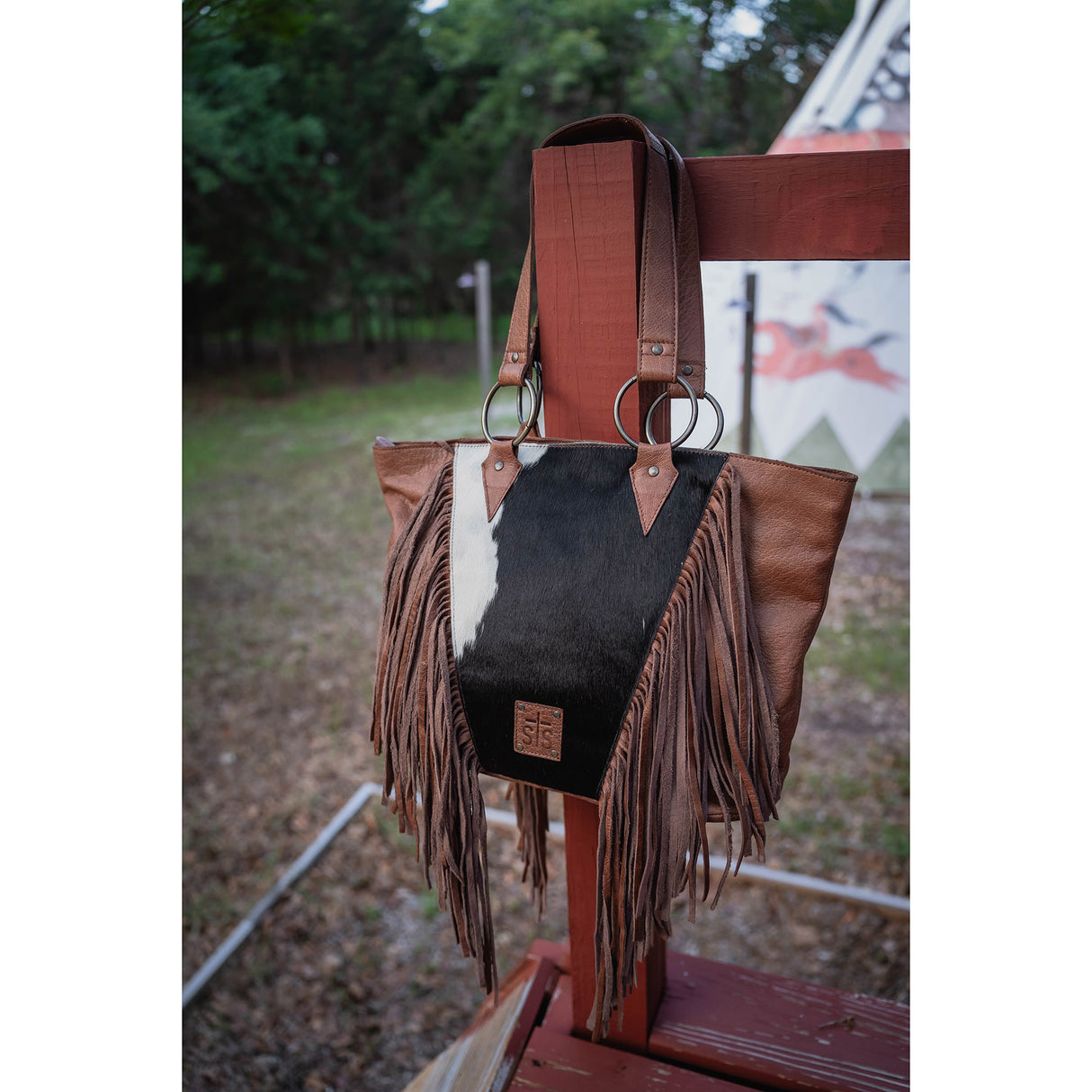 STS Ranchwear Indie Cowhide Tote