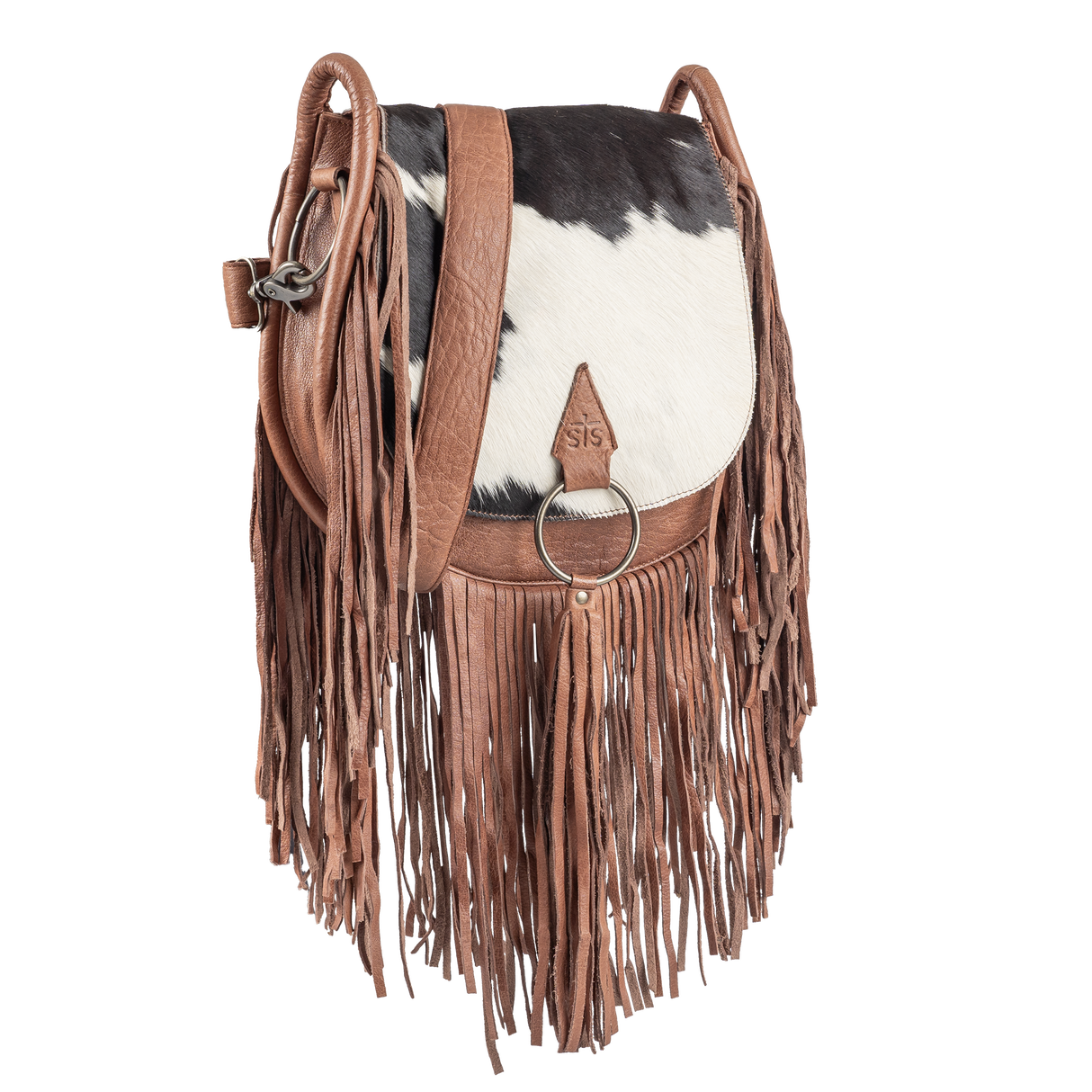 STS Ranchwear Indie Cowhide Saddle Bag