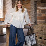 STS Ranchwear Cowhide Laptop Tote
