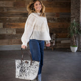 STS Ranchwear Cowhide Laptop Tote