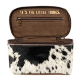 STS Ranchwear Cowhide Petite Train Case