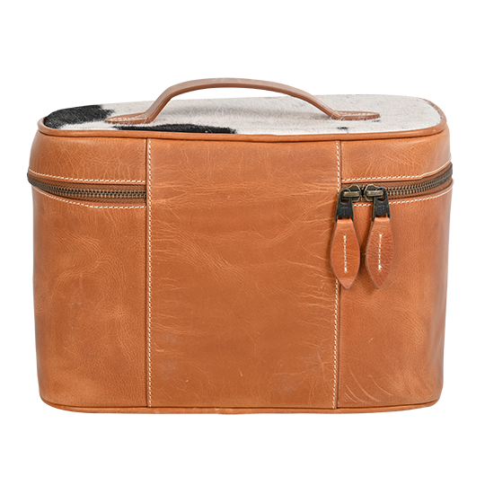 STS Ranchwear Cowhide Basic Bliss Train Case
