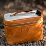 STS Ranchwear Cowhide Basic Bliss Train Case