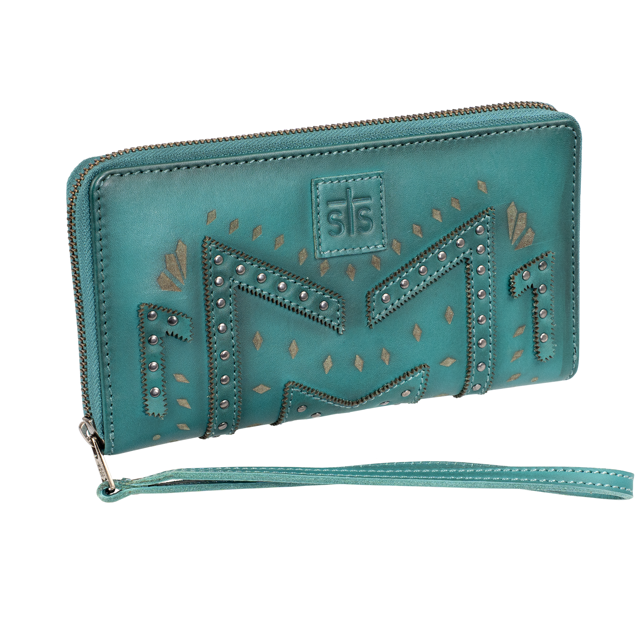 STS Ranchwear Turquoise Wayfarer Juniper Bifold Wallet