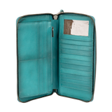 STS Ranchwear Turquoise Wayfarer Juniper Bifold Wallet