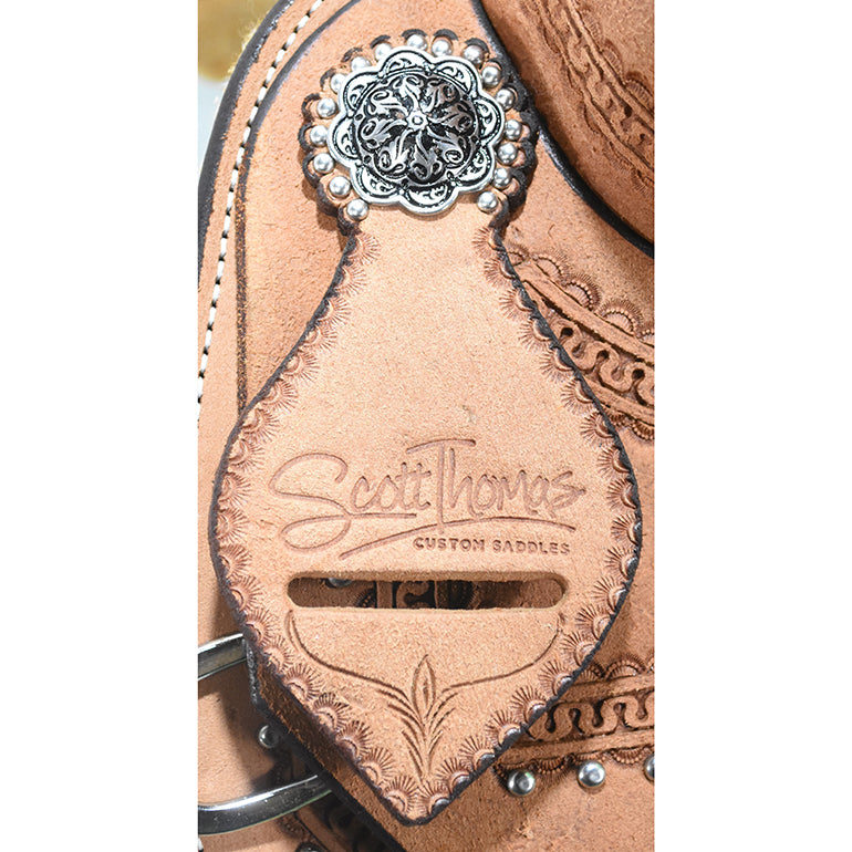New! 14.5" Scott Thomas Custom Barrel Racing Saddle