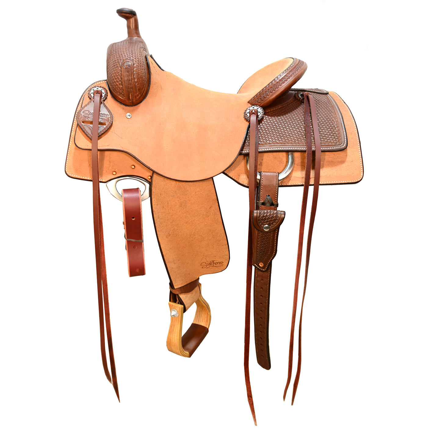 New! 15.5" Scott Thomas Ranch Cutting Saddle