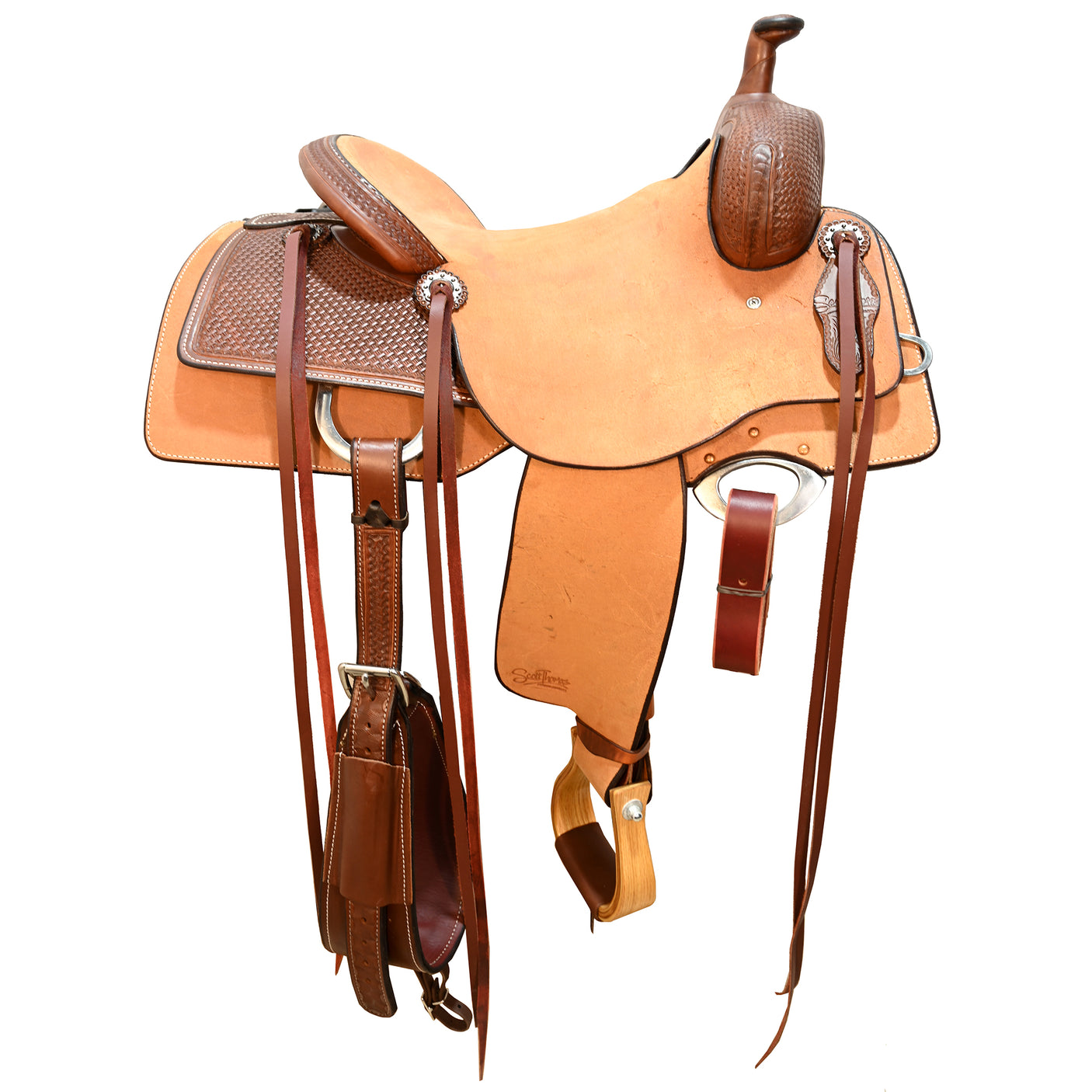 New! 15.5" Scott Thomas Ranch Cutting Saddle