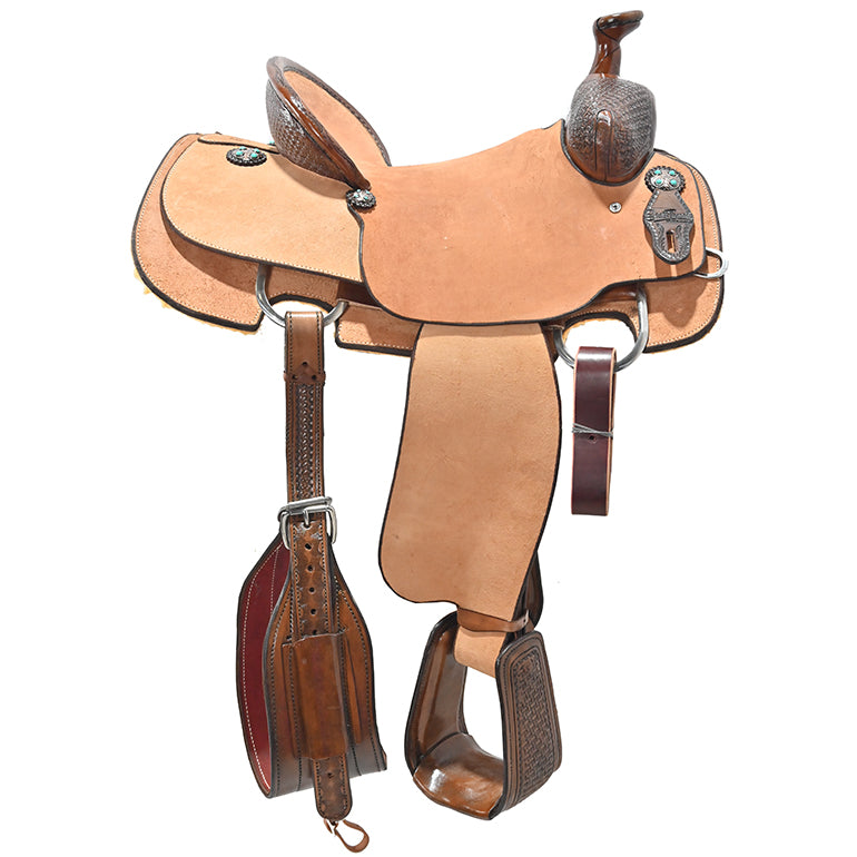 New! 15" Scott Thomas Team Roping Saddle