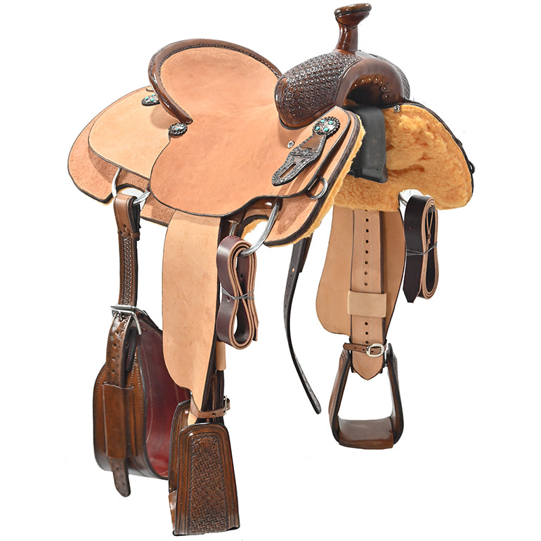 New! 15" Scott Thomas Team Roping Saddle