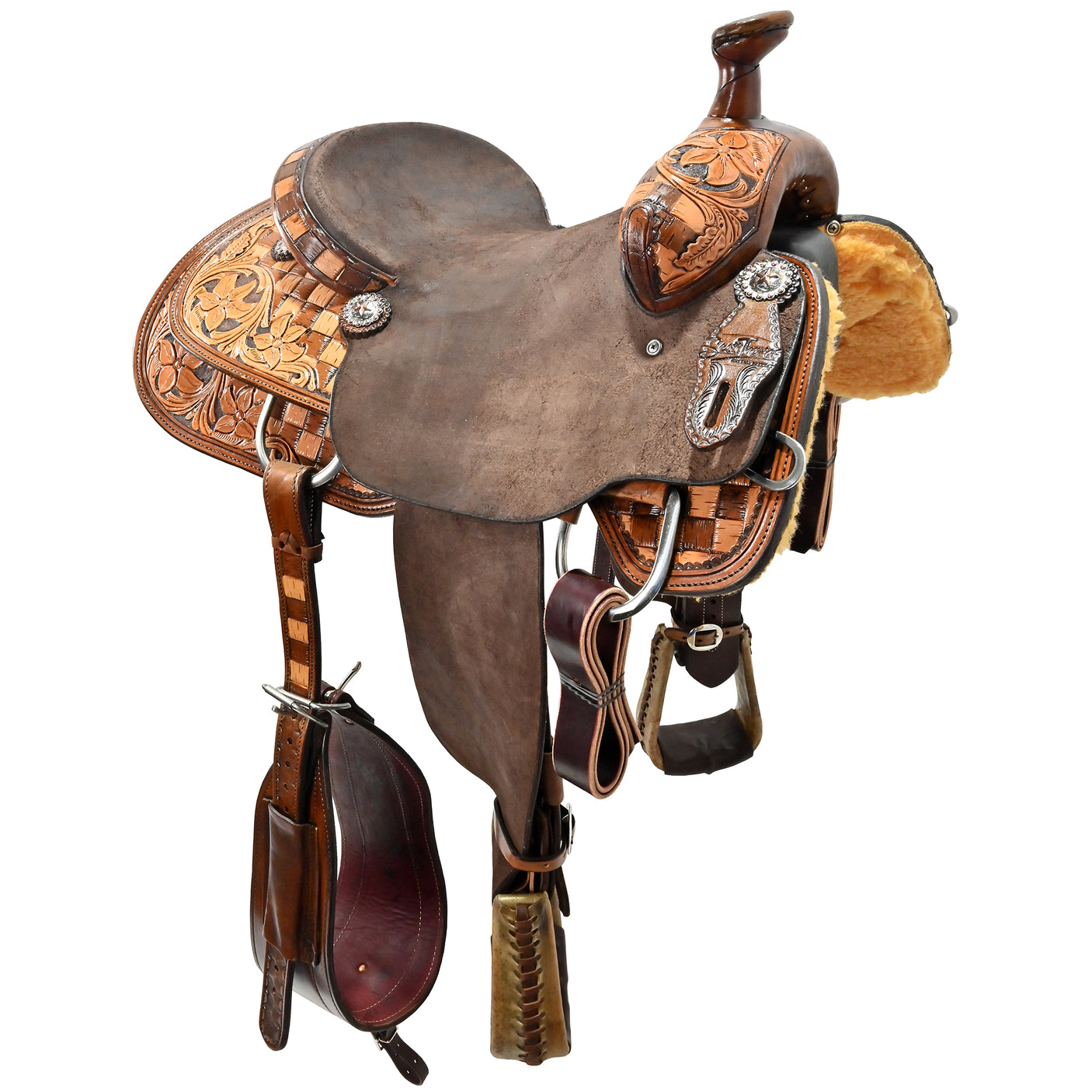 New! 14.5" Scott Thomas Team Roping Saddle