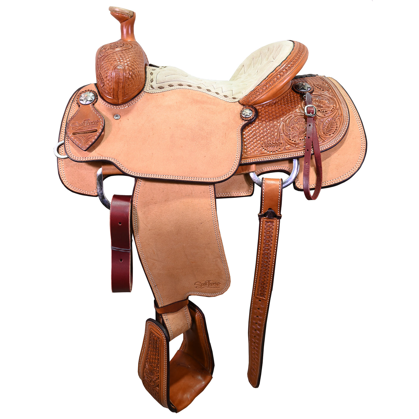 New! 14.5" Scott Thomas Team Roping Saddle