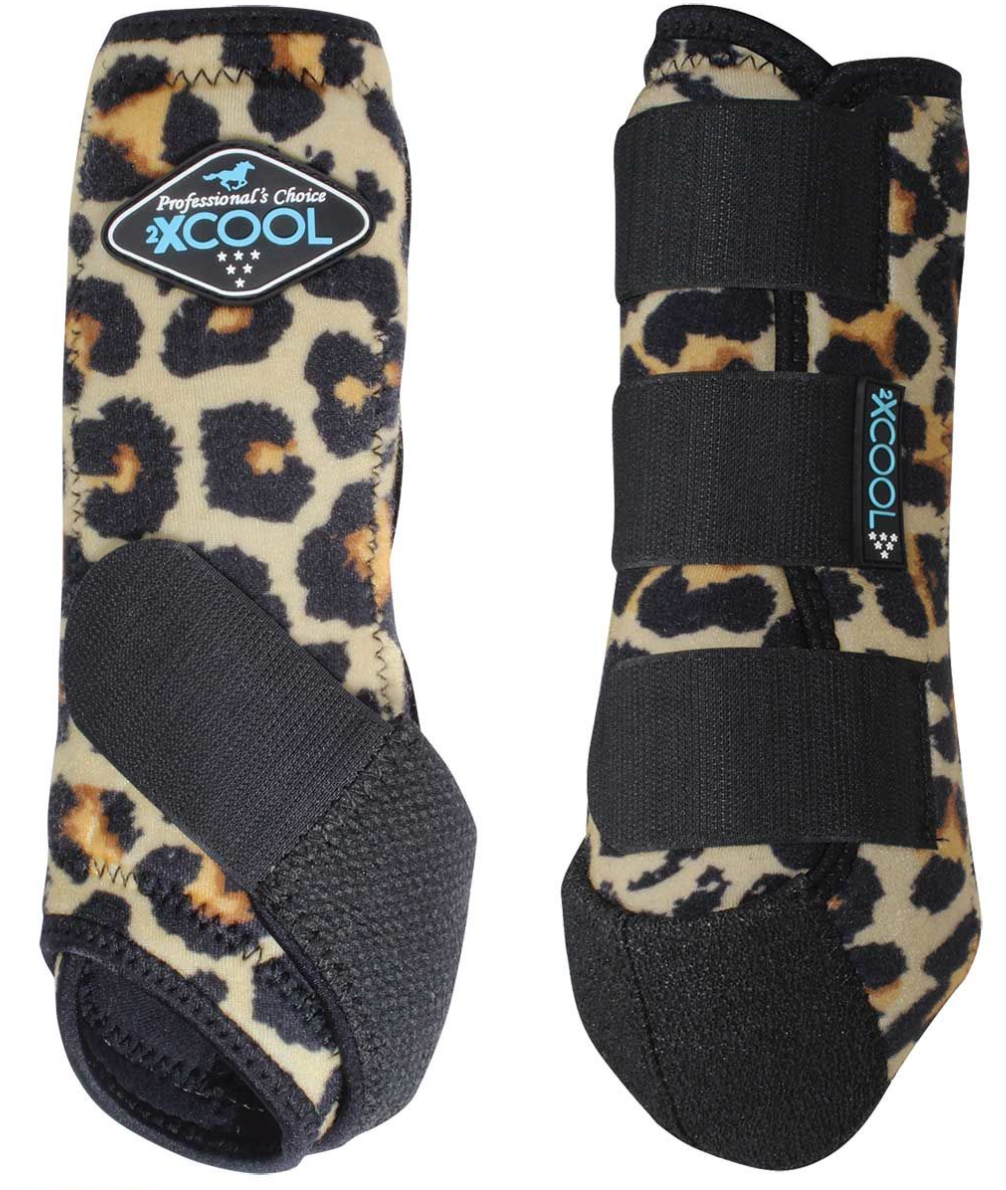 Professional's Choice Limited Edition 2XCool Sports Medicine Boot Value 4 Pack- Cheetah