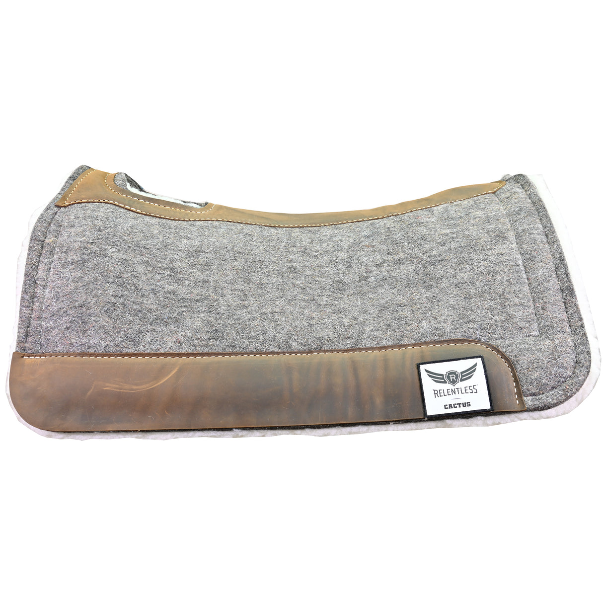 Cactus Saddlery Relentless 1" Extreme Felt Gel Contoured Roper Saddle Pad- 30" X 31"