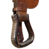 Used 13.5" Hereford Tex Tan Youth Barrel Racing Saddle