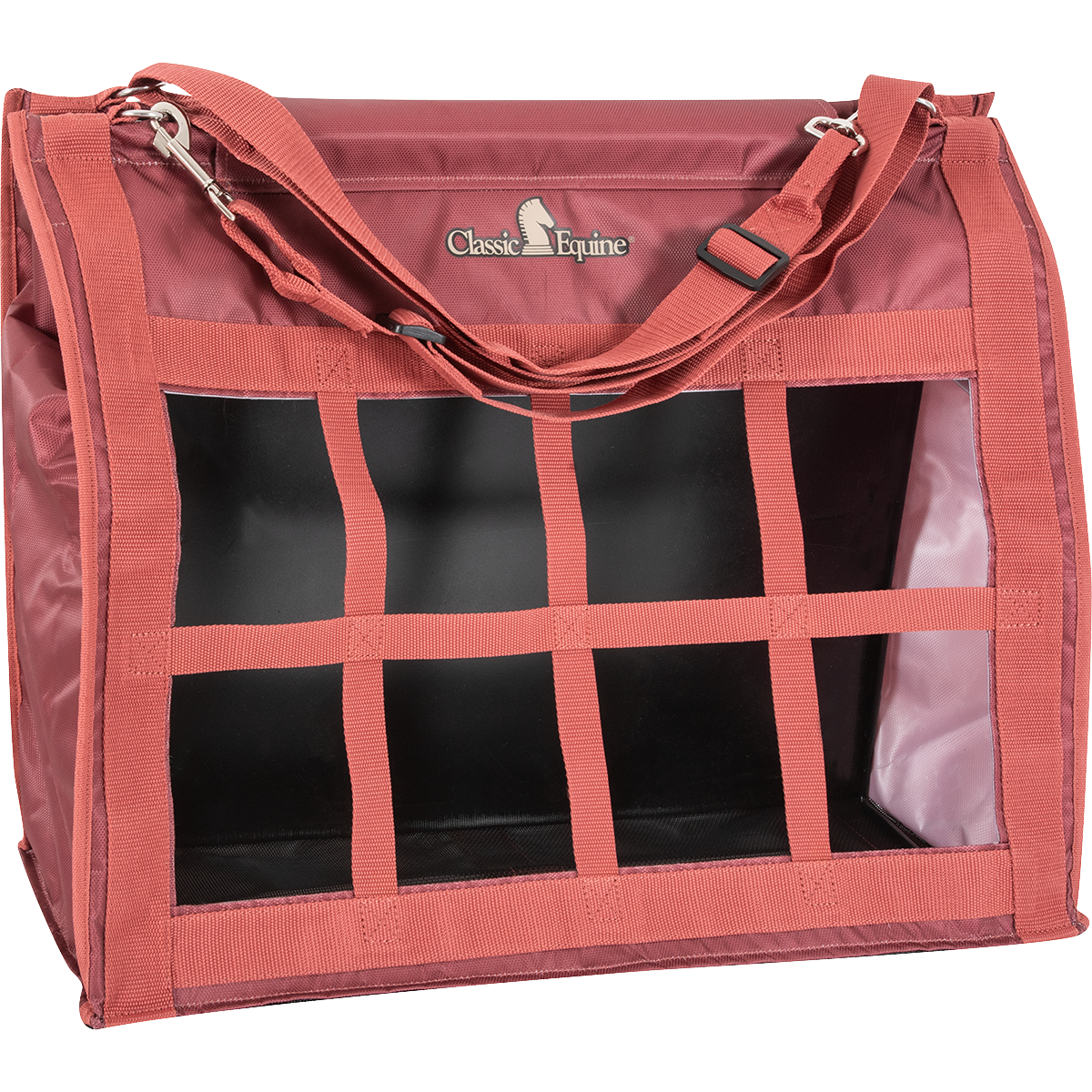 Classic Equine Top Load Hay Bag- Rust