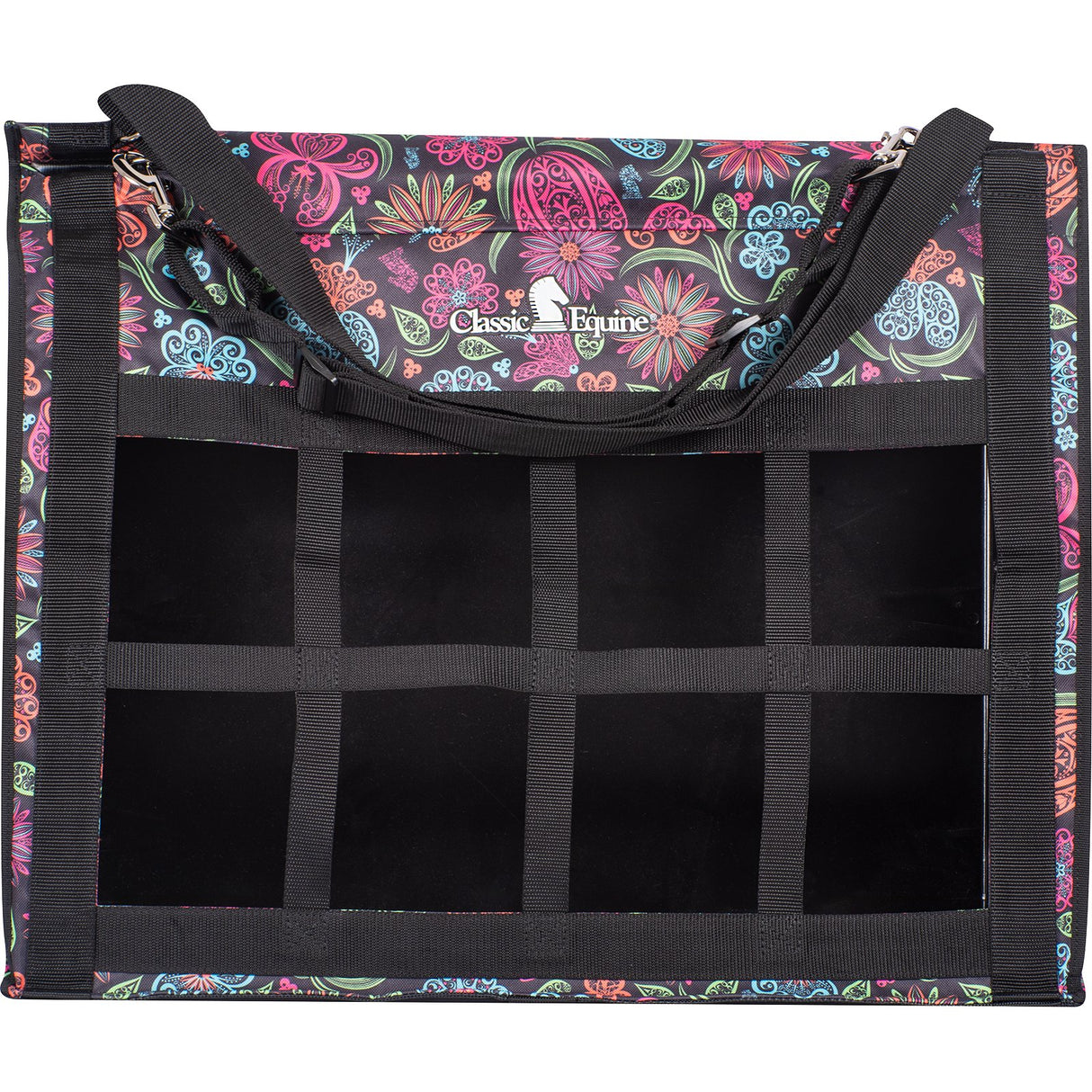 Classic Equine Top Load Hay Bag- Neon Flower