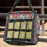 Classic Equine Top Load Hay Bag- Neon Flower