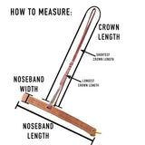 Professional's Choice Floral Tooled Roughout Tiedown Noseband