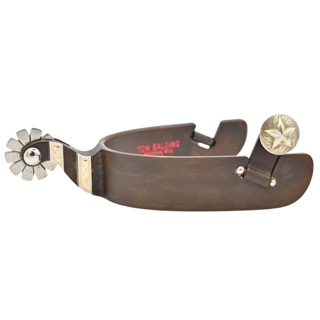 Tom Balding Men's Spurs with Silver Bars