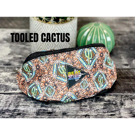 Schulz Equine Tooled Cactus Beat Bag Pommel Bag