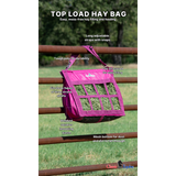 Classic Equine Top Load Hay Bag- Rust