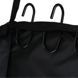 Tough-1 Bridle/Halter Bag w/ 3 Prong Tack Rack- Black