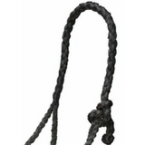 Tough 1 Black Lightweight Mule Tape Halter with 10' Lead Rope