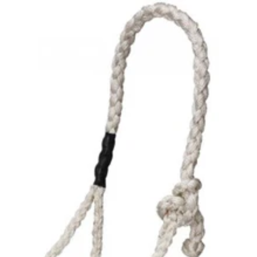Tough 1 White Lightweight Mule Tape Halter with 10' Lead Rope