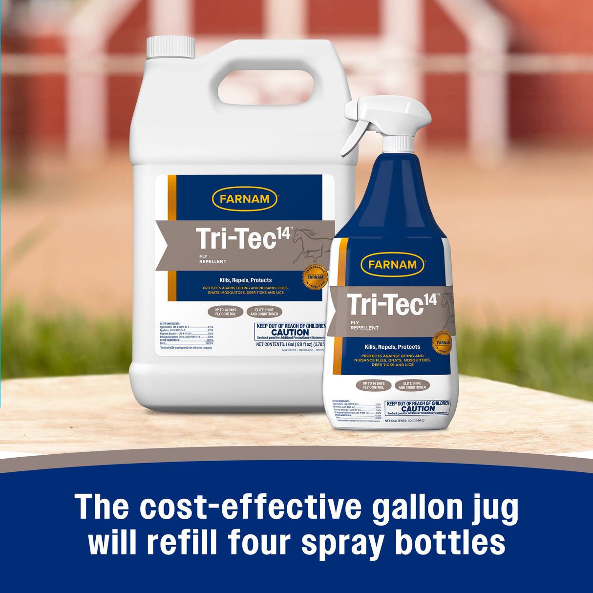 Farnam Tri-Tec 14 Long Lasting Fly Spray- Gallon
