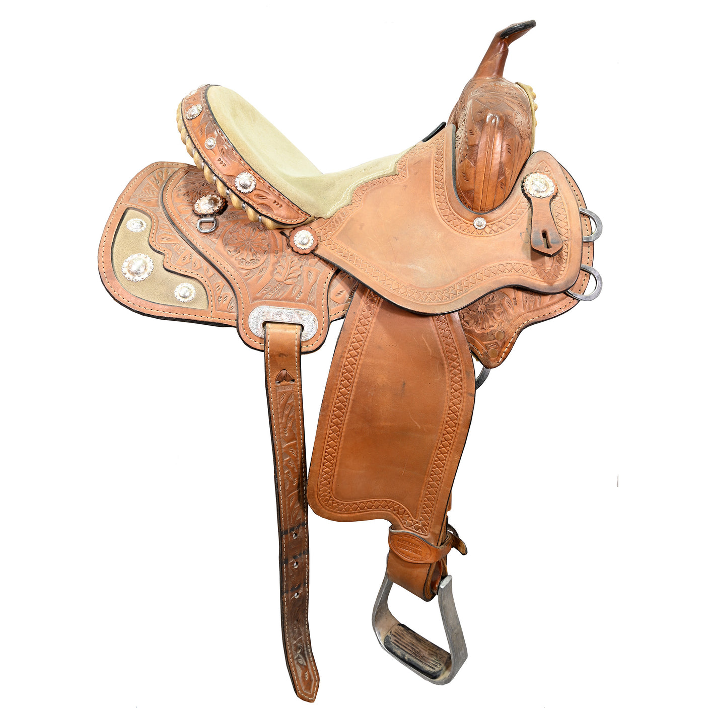 Used 13.5" Triple Creek Barrel Racing Saddle