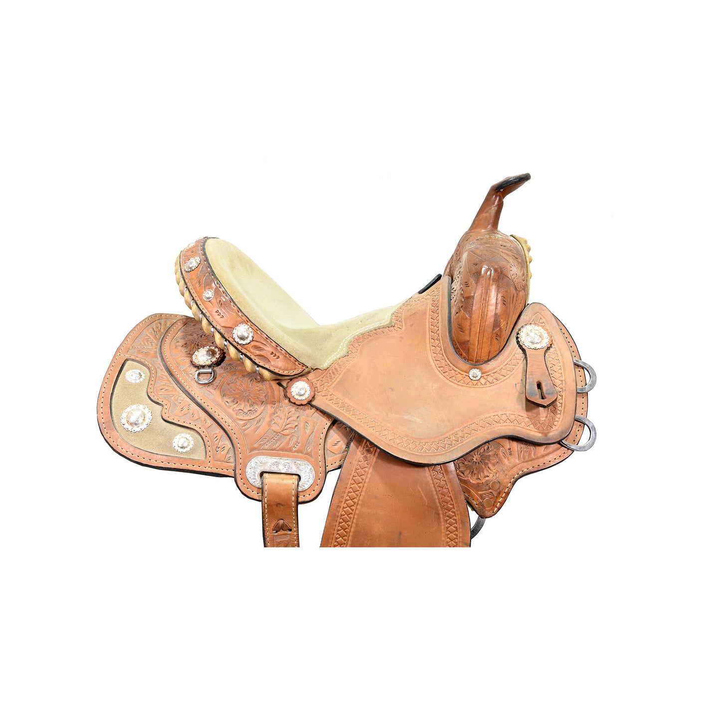 Used 13.5" Triple Creek Barrel Racing Saddle