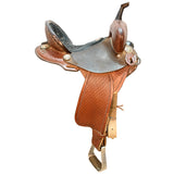 Used 13.25" Double J Feather Light Barrel Saddle