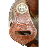 Used 13.25" Double J Feather Light Barrel Saddle