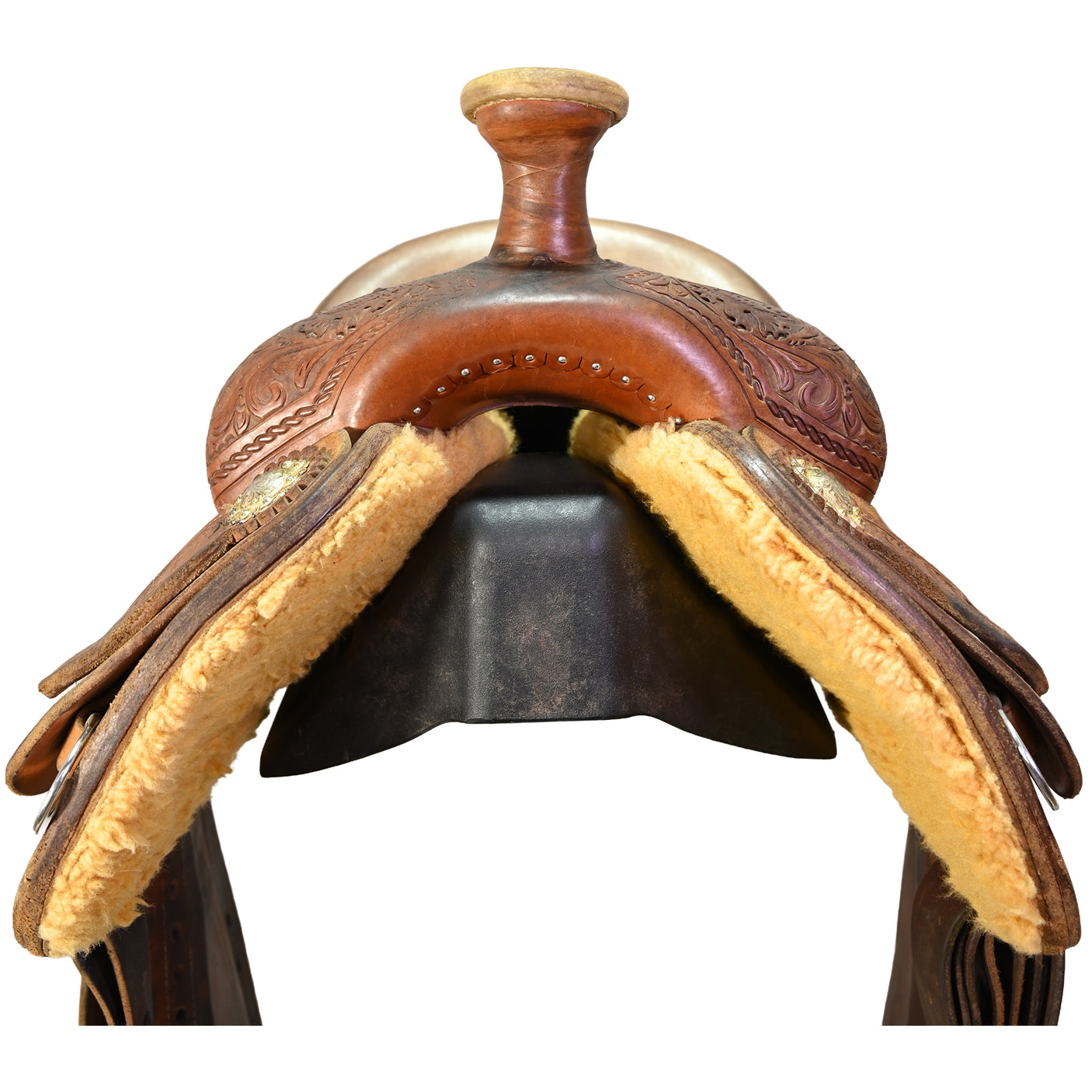 Used 13.5" Bronco Billy Team Roping Saddle