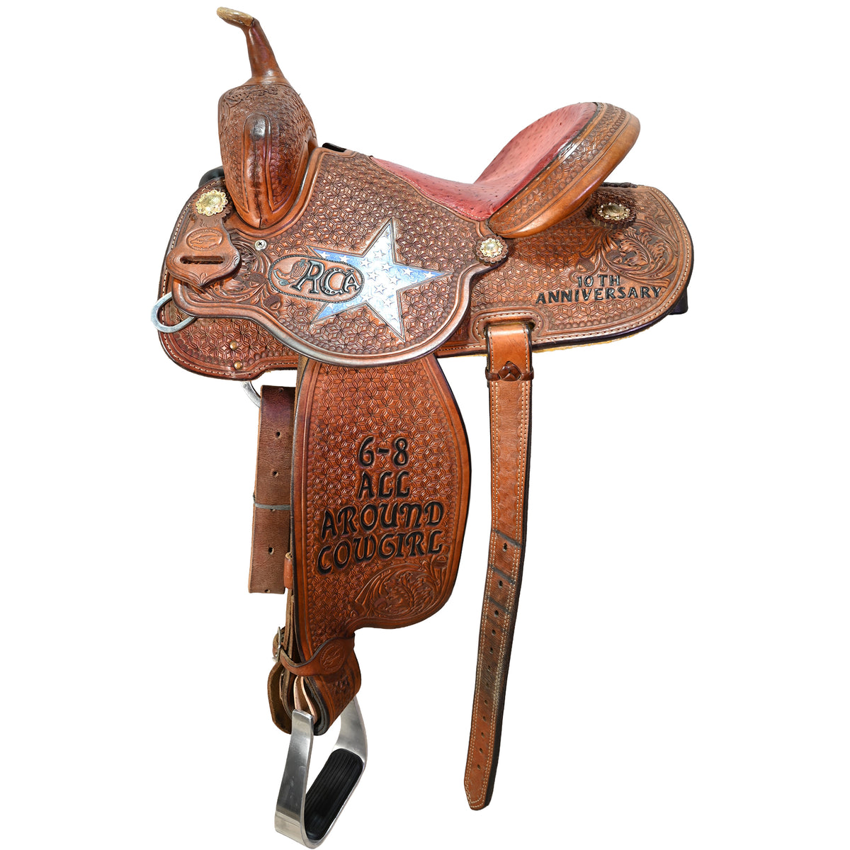 Used 13.5" Coolhorse Trophy Barrel Racing Saddle