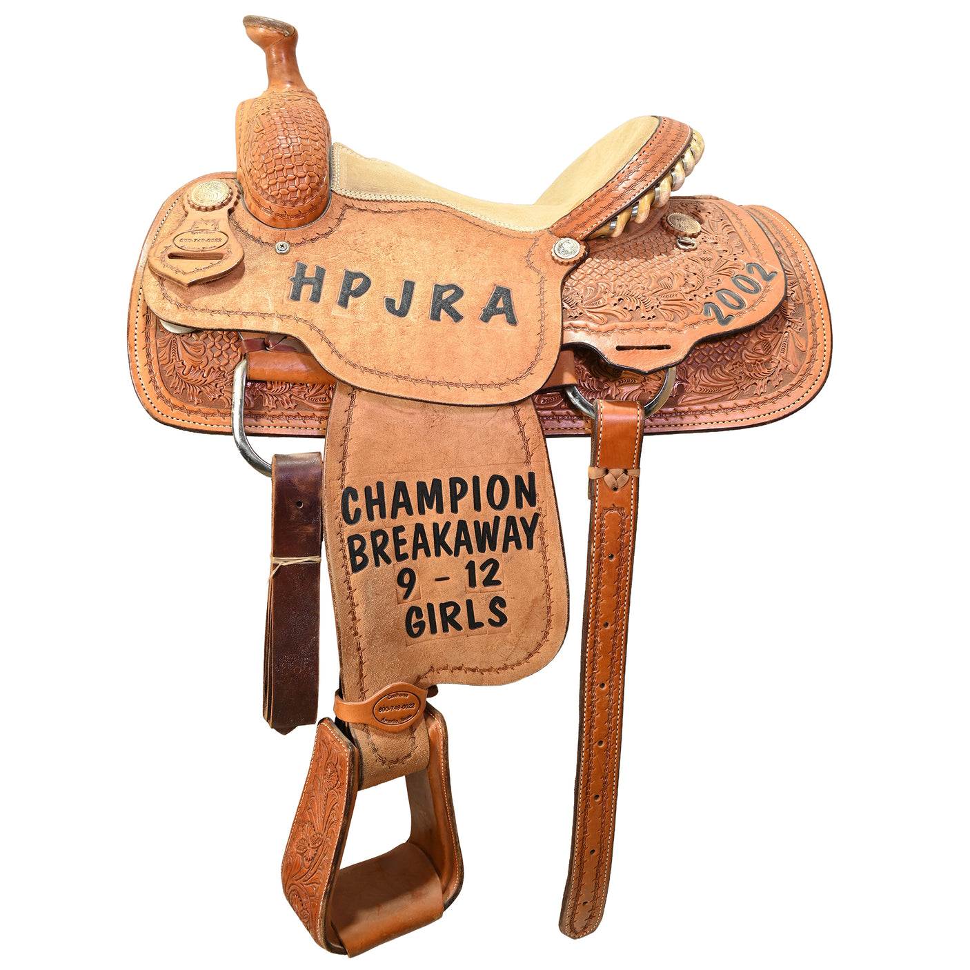 Used 13.5" Coolhorse Trophy Team Roping Saddle