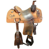 Used 13.5" Coats Team Roping Saddle