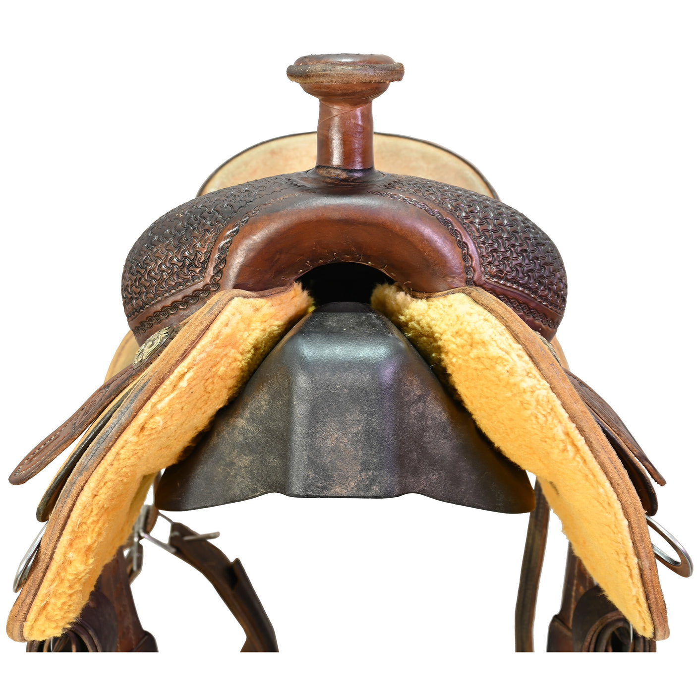 Used 13.5" Coats Team Roping Saddle