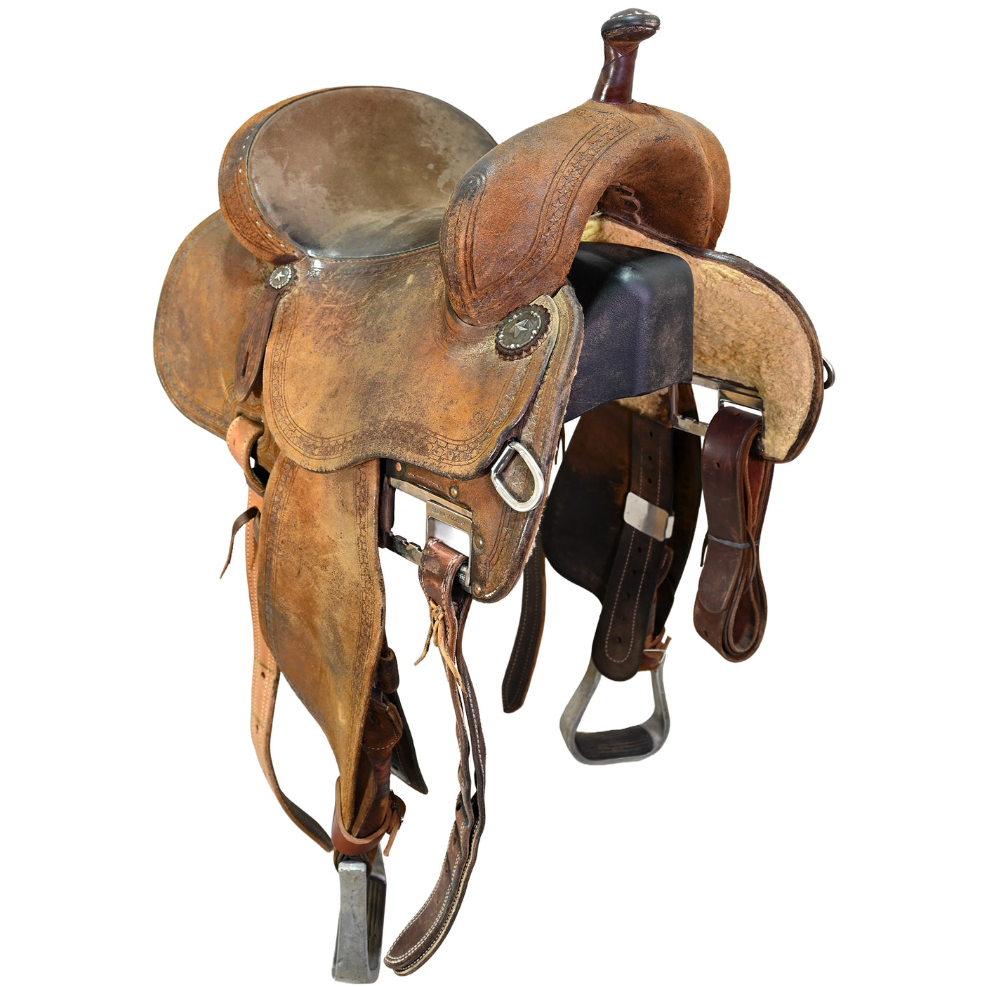 Used 13.5" Martin Crown C Barrel Racing Saddle