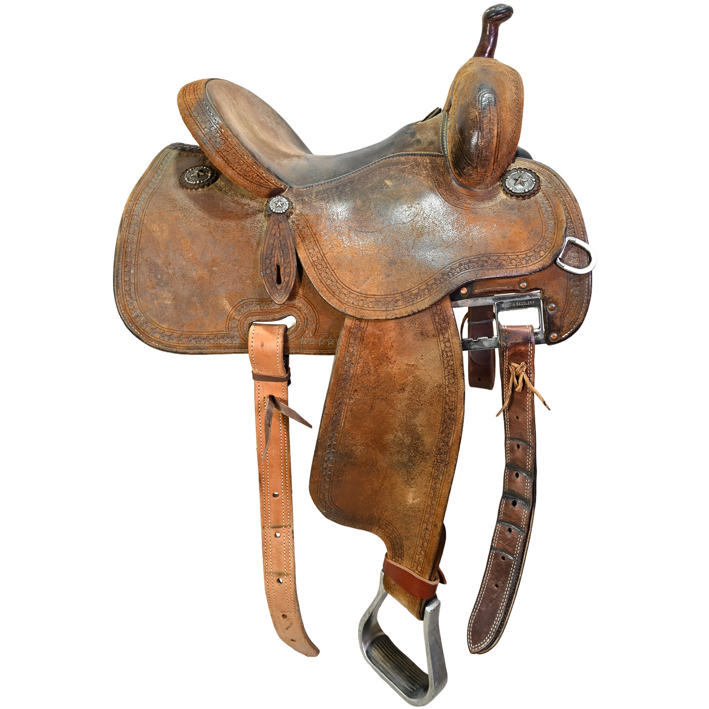 Used 13.5" Martin Crown C Barrel Racing Saddle