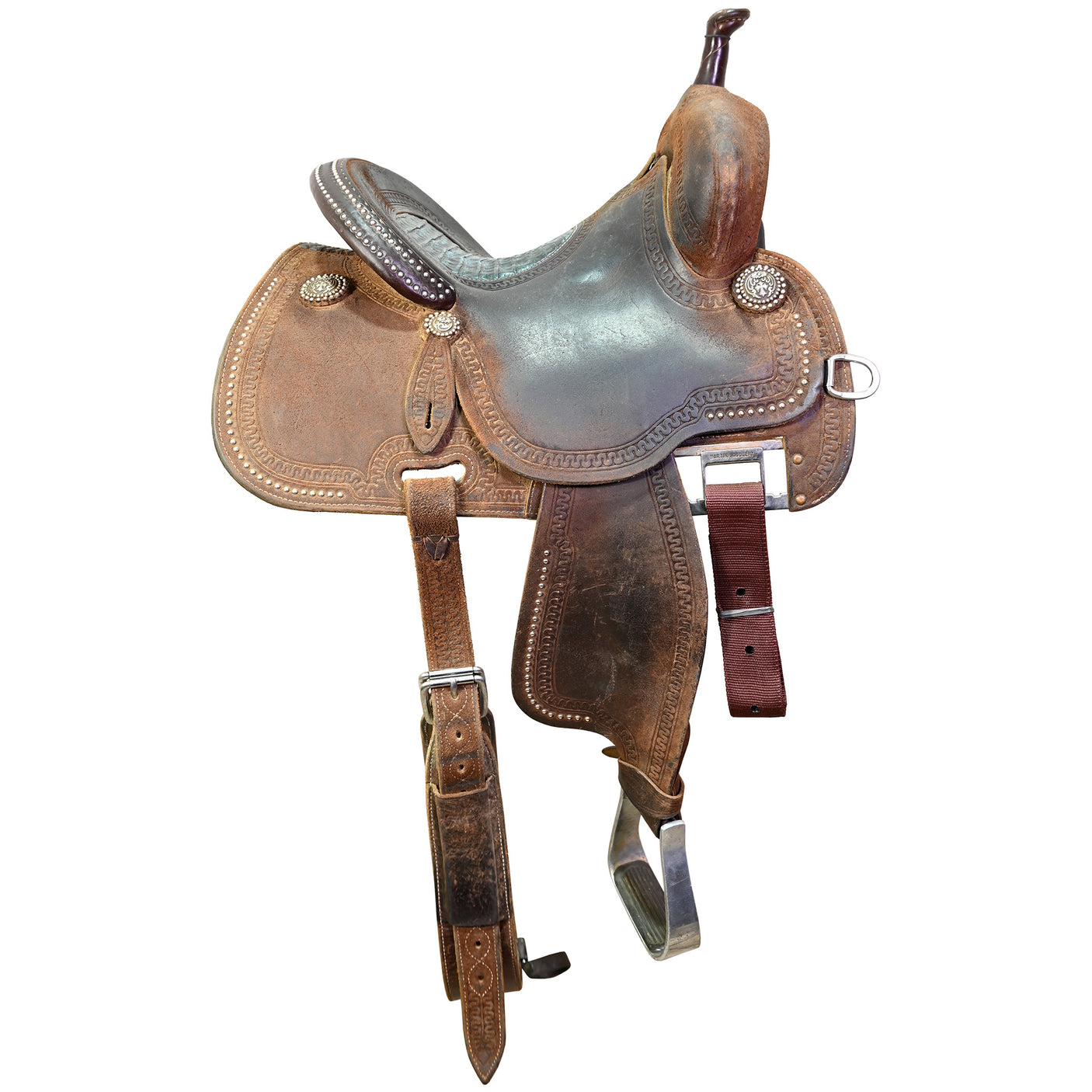 Used 13" Martin Crown C Barrel Racing Saddle