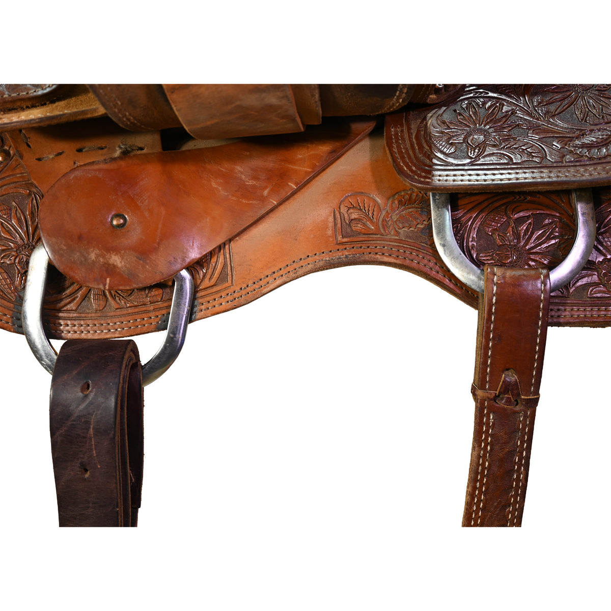 Used 13.5" HF&C Panhandle Series Team Roping Saddle