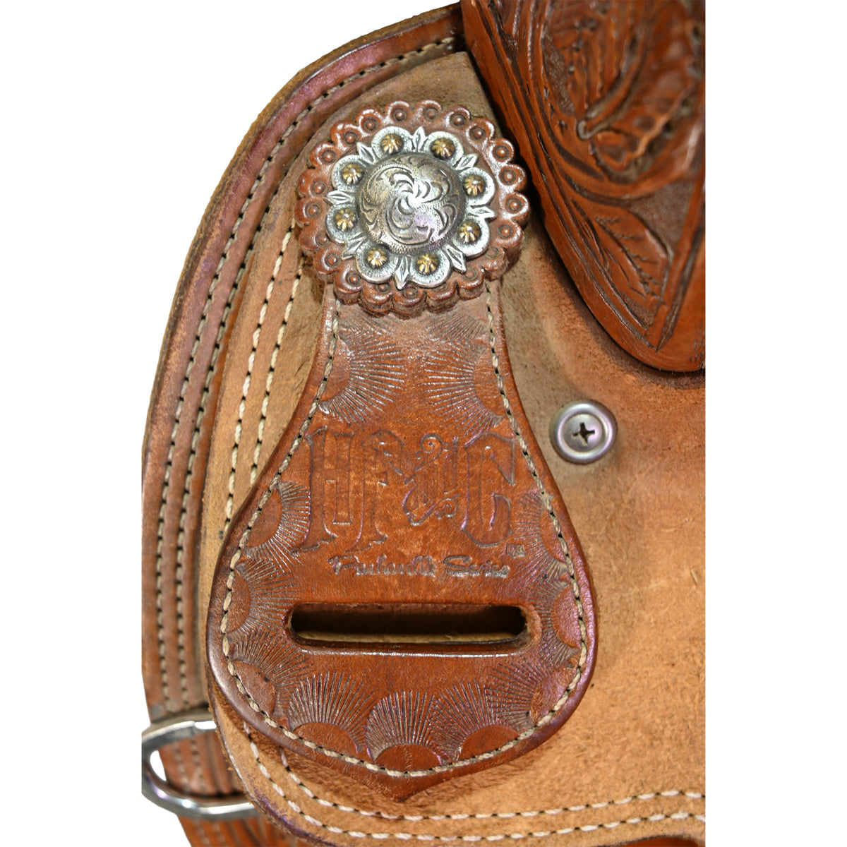 Used 13.5" HF&C Panhandle Series Team Roping Saddle