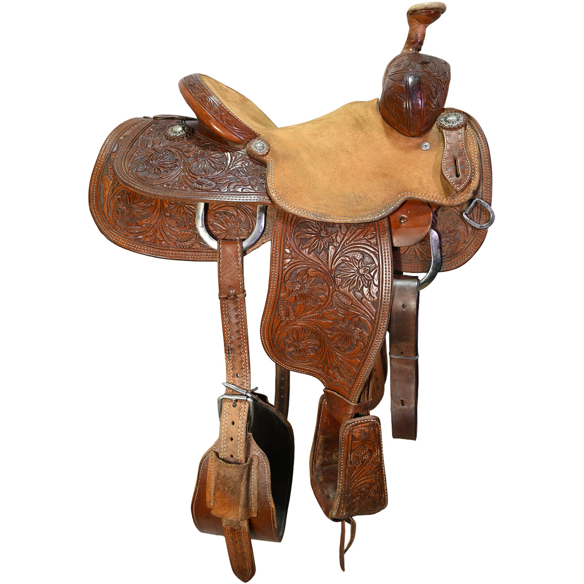 Used 13.5" HF&C Panhandle Series Team Roping Saddle
