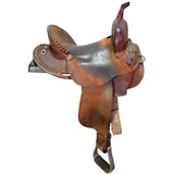 Used 13.5" Double J Pozzi Pro Barrel Racing Saddle