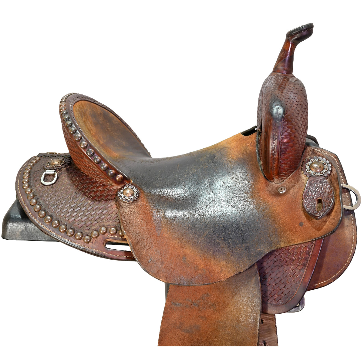 Used 13.5" Double J Pozzi Pro Barrel Racing Saddle