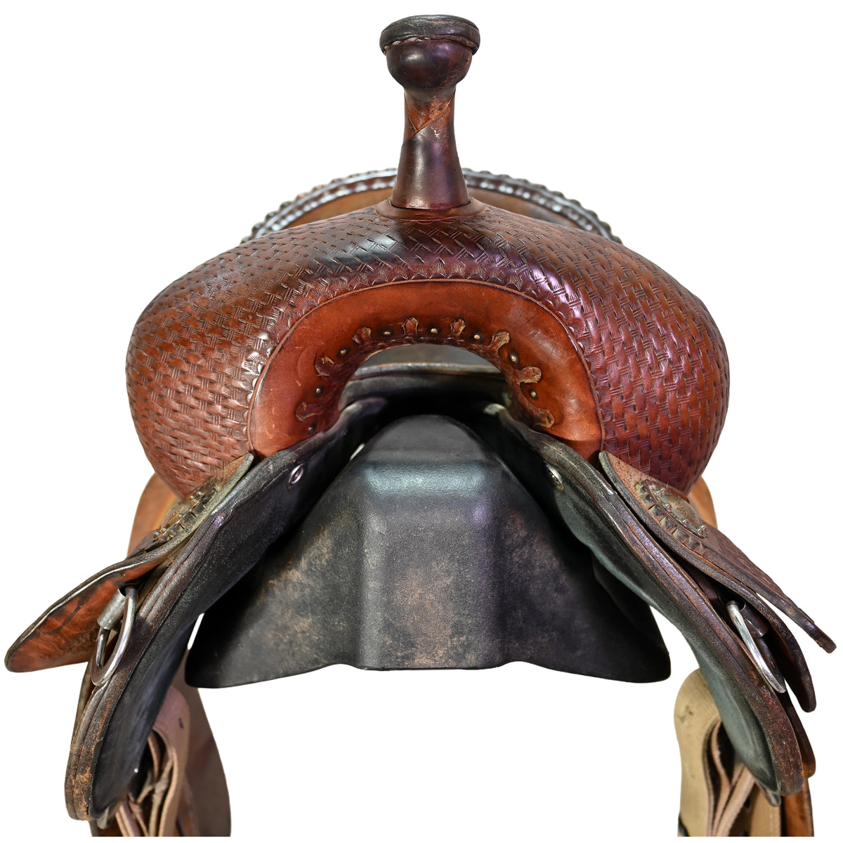 Used 13.5" Double J Pozzi Pro Barrel Racing Saddle