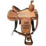 Used 13.5" Tod Slone Trophy Team Roping Saddle